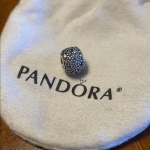 Retired Pandora Shimmering Droplet Charm